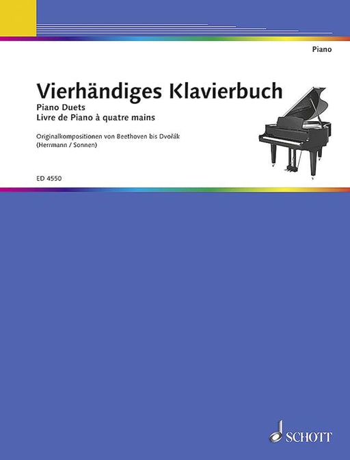 Piano-Book Easy to medium difficulty original Piano Duets 鋼琴 鋼琴 4手聯彈(含以上) 朔特版 | 小雅音樂 Hsiaoya Music
