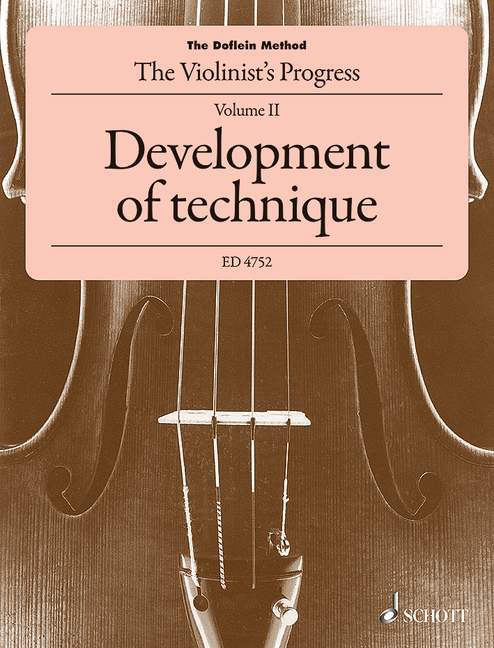 The Doflein Method Volume 2 The Violinist's Progress. Development of technique within the first position 小提琴家 把位 小提琴教材 朔特版 | 小雅音樂 Hsiaoya Music