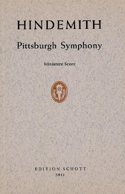 Pittsburgh Symphony 辛德密特 交響曲 總譜 朔特版 | 小雅音樂 Hsiaoya Music