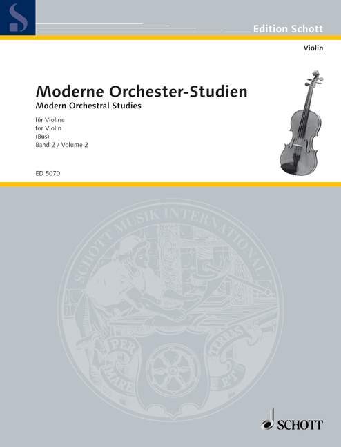 Moderne Orchester-Studien für Violine Band 2 小提琴 小提琴練習曲 朔特版 | 小雅音樂 Hsiaoya Music