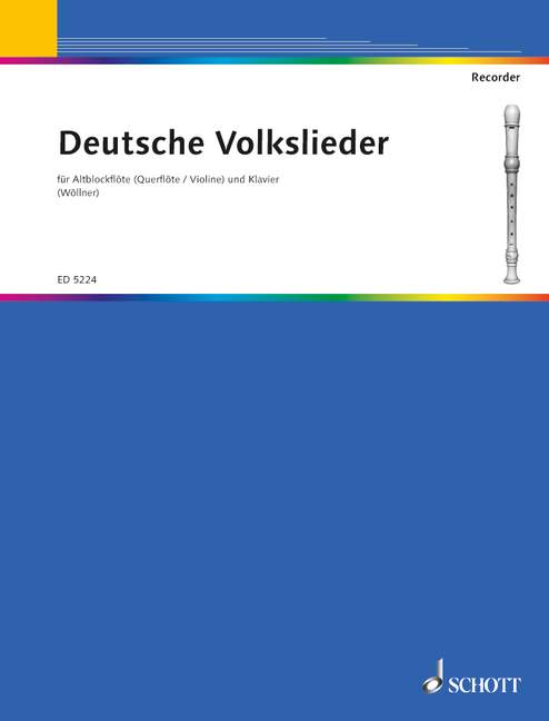 Deutsche Volkslieder leicht gesetzt 小提琴加鋼琴 朔特版 | 小雅音樂 Hsiaoya Music