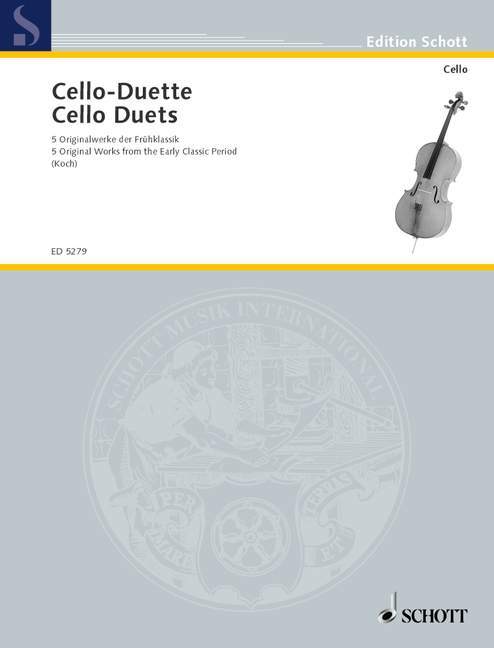 Cello-Duets Originalwerke der Frühklassik 大提琴 大提琴 2把 朔特版 | 小雅音樂 Hsiaoya Music