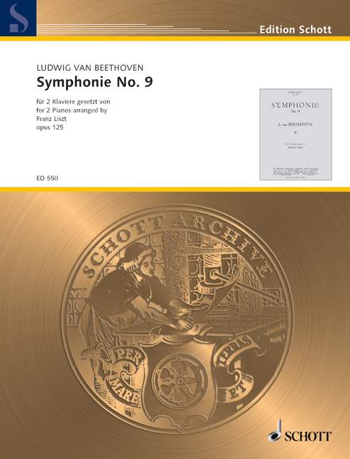 Symphonie No. 9 D minor op. 125 貝多芬 交響曲 小調 雙鋼琴 朔特版 | 小雅音樂 Hsiaoya Music