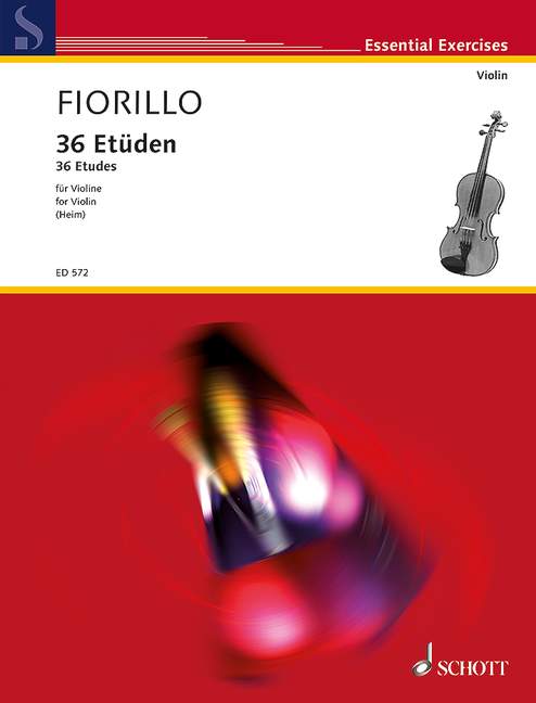 36 Etudes 費奧利洛．費德利果 練習曲 小提琴獨奏 朔特版 | 小雅音樂 Hsiaoya Music