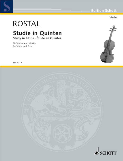 Studie in Quinten 羅斯托爾 小提琴練習曲 朔特版 | 小雅音樂 Hsiaoya Music