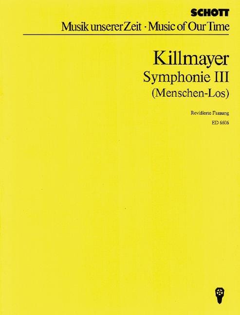 Symphony III (Menschen-Los) 交響曲 總譜 朔特版 | 小雅音樂 Hsiaoya Music