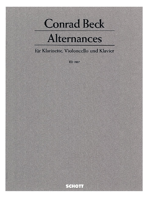 Alternances 貝克˙康拉德 鋼琴三重奏 朔特版 | 小雅音樂 Hsiaoya Music