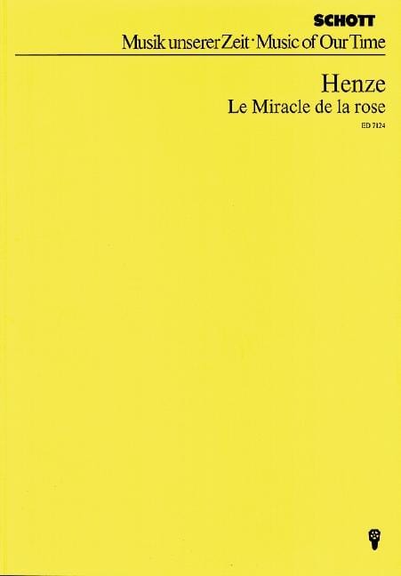 Le Miracle de la Rose Imaginäres Theater II 亨采 總譜 朔特版 | 小雅音樂 Hsiaoya Music