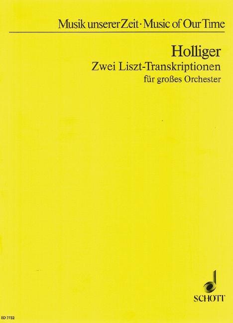 Two Liszt Transcriptions 霍利格 總譜 朔特版 | 小雅音樂 Hsiaoya Music