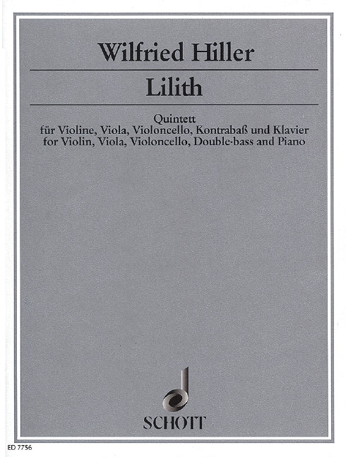Lilith Quintet 鋼琴五重奏 朔特版 | 小雅音樂 Hsiaoya Music