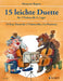 15 easy Duets (1st position) 二重奏把位 大提琴 2把 朔特版 | 小雅音樂 Hsiaoya Music