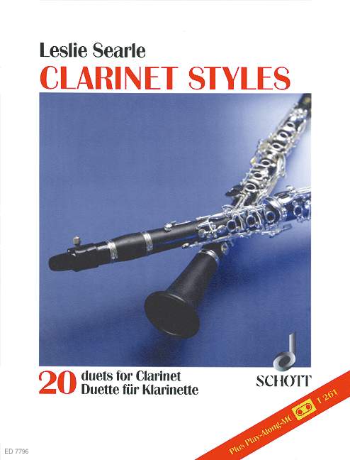 Clarinet Styles 20 duets 風格二重奏 豎笛 2把 朔特版 | 小雅音樂 Hsiaoya Music