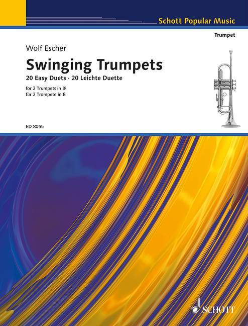 Swinging Trumpets 20 easy Duets 搖擺樂 小號 二重奏 小號 1把以上加鋼琴 朔特版 | 小雅音樂 Hsiaoya Music