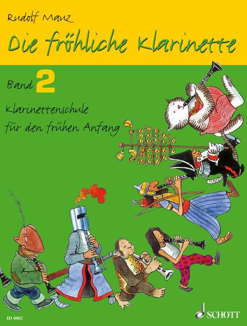 Die fröhliche Klarinette Band 2 Klarinettenschule für den frühen Anfang 豎笛教材 朔特版 | 小雅音樂 Hsiaoya Music