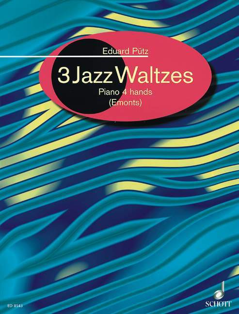Three Jazz Waltzes 愛德華．普茨 爵士音樂 4手聯彈(含以上) 朔特版 | 小雅音樂 Hsiaoya Music