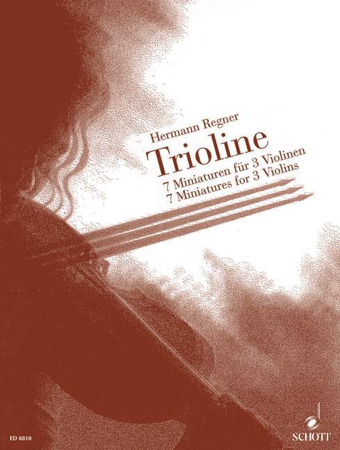 Trioline 7 Miniatures 三重奏 小提琴 3把以上 朔特版 | 小雅音樂 Hsiaoya Music