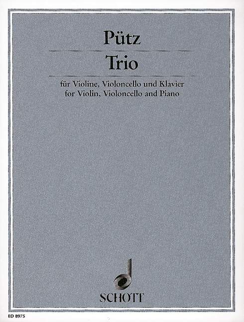 Trio 愛德華˙普茨 鋼琴三重奏 朔特版 | 小雅音樂 Hsiaoya Music