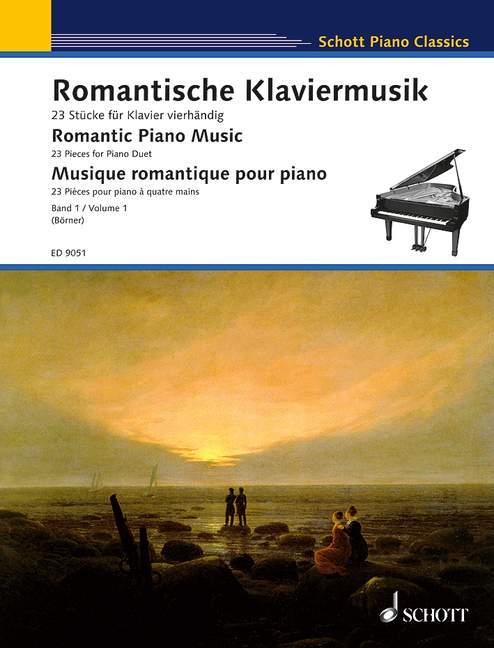 Romantic Piano Music Band 1 23 Pieces for Piano Duet 鋼琴 小品四手聯彈 4手聯彈(含以上) 朔特版 | 小雅音樂 Hsiaoya Music