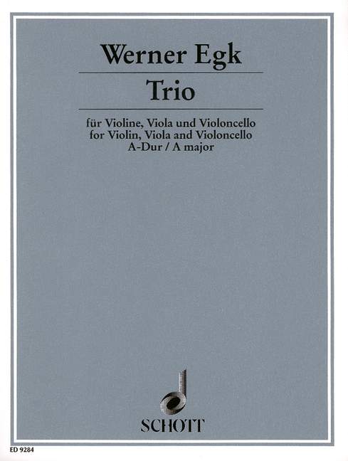 Trio A Major 艾格科 弦樂三重奏大調 朔特版 | 小雅音樂 Hsiaoya Music