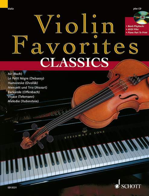 Violin Favourites Classics Famous Classical Pieces for Violin 小提琴 古典小品小提琴 小提琴獨奏 朔特版 | 小雅音樂 Hsiaoya Music