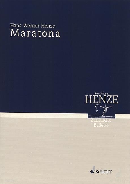 Maratona Dance drama by Luchino Visconti. One set 亨采 舞曲 總譜 朔特版 | 小雅音樂 Hsiaoya Music