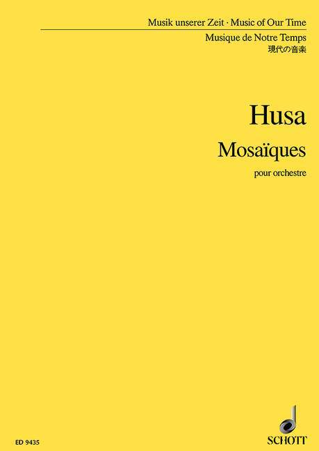 Mosaïques 胡薩 總譜 朔特版 | 小雅音樂 Hsiaoya Music