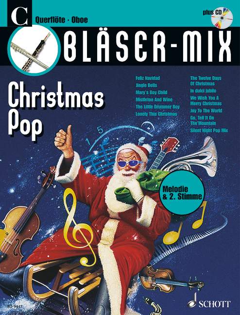 Bläser-Mix Christmas Pop 流行音樂 長笛獨奏 朔特版 | 小雅音樂 Hsiaoya Music