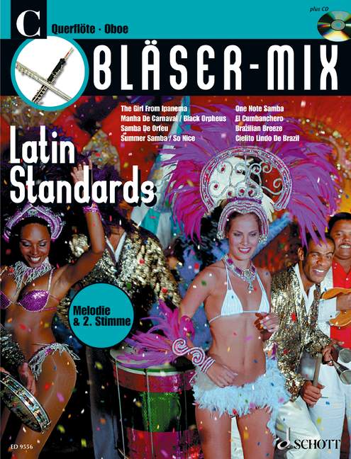 Bläser-Mix Latin Standards 長笛獨奏 朔特版 | 小雅音樂 Hsiaoya Music