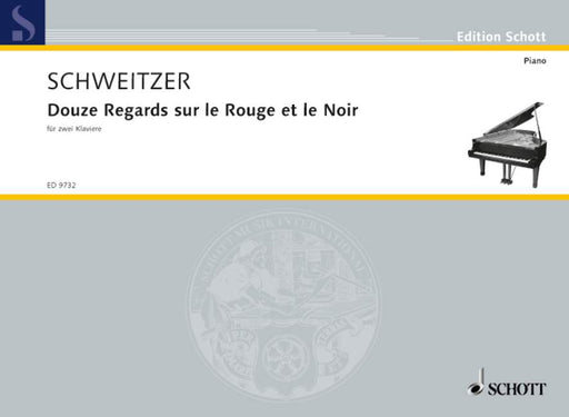 Douze Regards sur le Rouge et le Noir 雙鋼琴 朔特版 | 小雅音樂 Hsiaoya Music