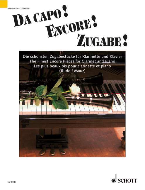 Da Capo! Encore! Zugabe! The Finest Encore Pieces 小品 豎笛 1把以上加鋼琴 朔特版 | 小雅音樂 Hsiaoya Music