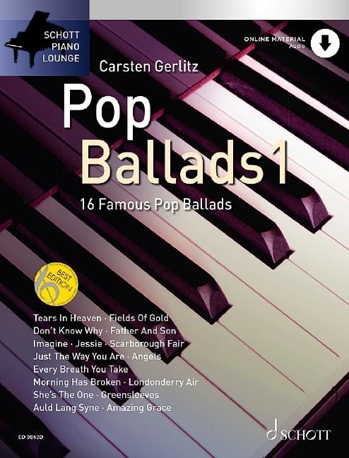 Pop Ballads Band 1 16 Famous Pop Ballads 流行音樂敘事曲 流行音樂敘事曲 鋼琴獨奏 朔特版 | 小雅音樂 Hsiaoya Music