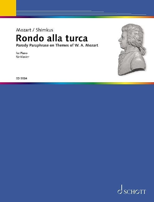 Rondo alla turca A Parody Paraphrase on Themes of W.A. Mozart 莫札特 迴旋曲 仿作模擬曲 主題 鋼琴獨奏 朔特版 | 小雅音樂 Hsiaoya Music