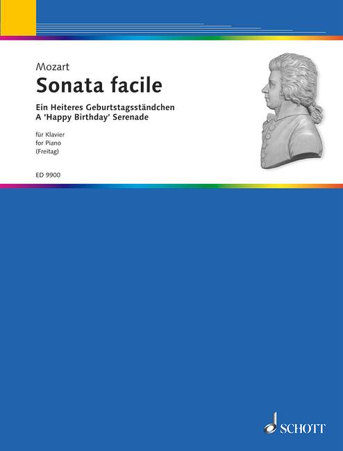 Sonata facile A 'Happy Birthday' Serenade 莫札特 奏鳴曲 生日快樂歌小夜曲 鋼琴獨奏 朔特版 | 小雅音樂 Hsiaoya Music
