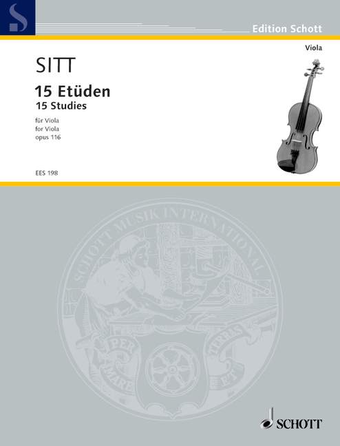 15 Etudes op. 116 西特．漢斯 練習曲 中提琴練習曲 歐伊倫堡版 | 小雅音樂 Hsiaoya Music