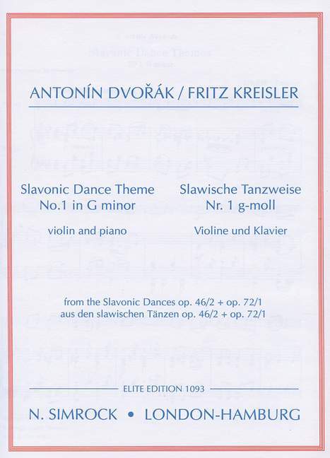 Slavonic Dance Theme No. 1 in G Minor 德弗札克 舞曲主題 小調 小提琴加鋼琴 | 小雅音樂 Hsiaoya Music