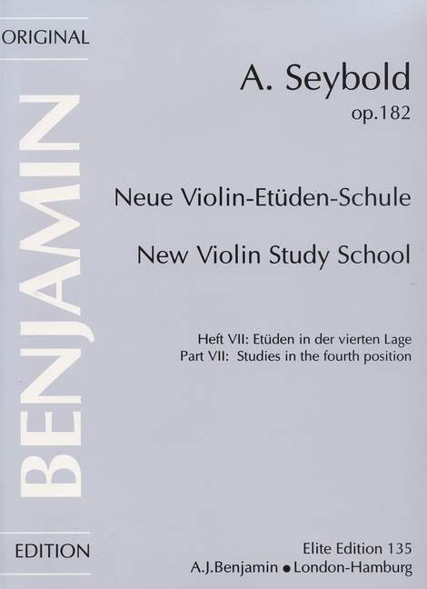 New Violin Study School op. 182 Band 4 A selection of the most valuable Studies for the Violin progressively arranged. Studies in the second position. First and second positions combined 小提琴 小提琴改編 把位 把位 小提琴練習曲 | 小雅音樂 Hsiaoya Music