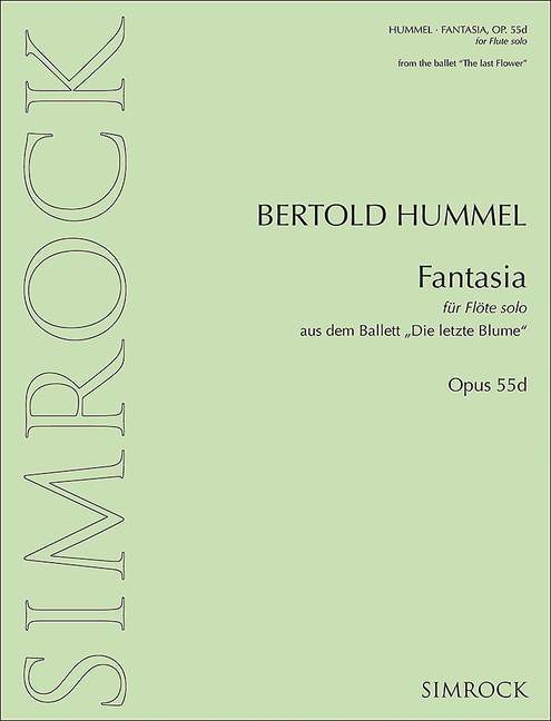 Fantasia op. 55d from the ballet The last Flower 胡麥爾．貝托爾德 幻想曲 芭蕾 長笛獨奏 | 小雅音樂 Hsiaoya Music