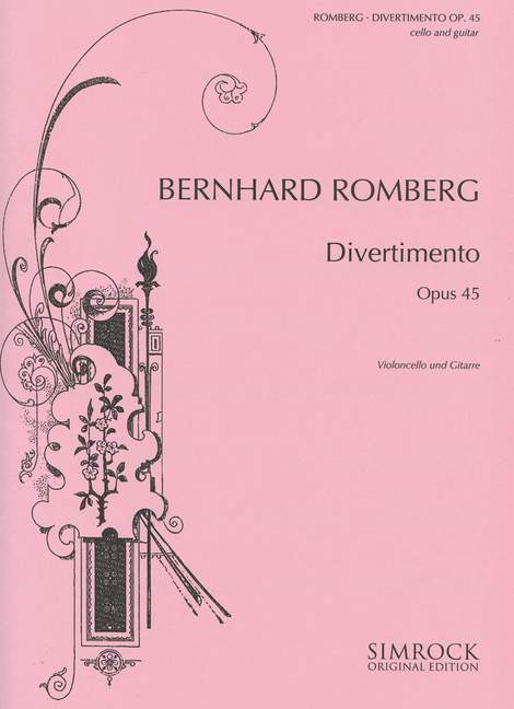 Divertimento op. 45 隆貝爾格．伯恩哈德 嬉遊曲 大提琴加鋼琴 | 小雅音樂 Hsiaoya Music