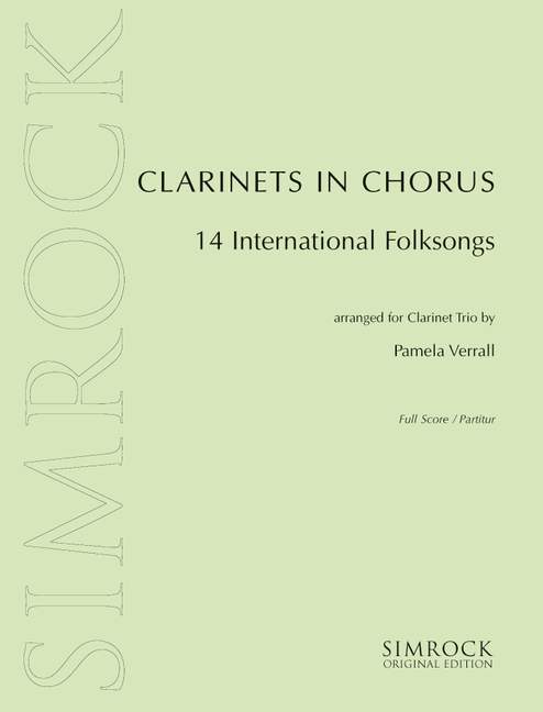 Clarinets in Chorus 14 International Folksongs 合唱 民謠 豎笛3把以上 | 小雅音樂 Hsiaoya Music