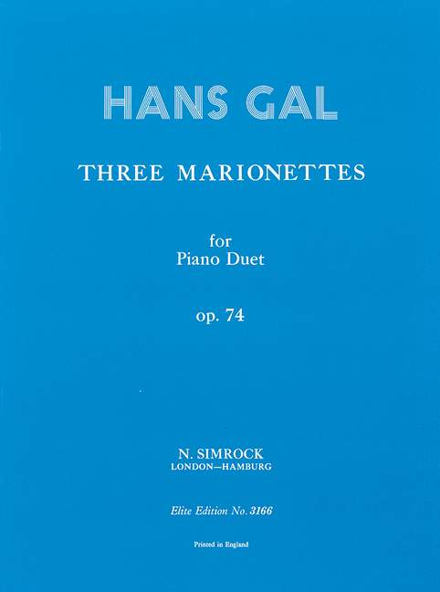Three Marionettes op. 74 加爾 4手聯彈(含以上) | 小雅音樂 Hsiaoya Music