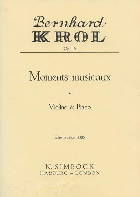 Moments musicaux op. 46 克羅爾 樂興之時 小提琴加鋼琴 | 小雅音樂 Hsiaoya Music