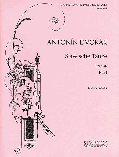 Slavonic Dances op. 46 Band 1 Nos. 1-4 德弗札克 斯拉夫舞曲 4手聯彈(含以上) | 小雅音樂 Hsiaoya Music