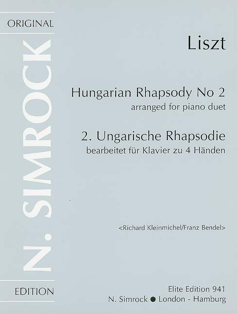 Hungarian Rhapsody No. 2 李斯特 匈牙利狂想曲 4手聯彈(含以上) | 小雅音樂 Hsiaoya Music