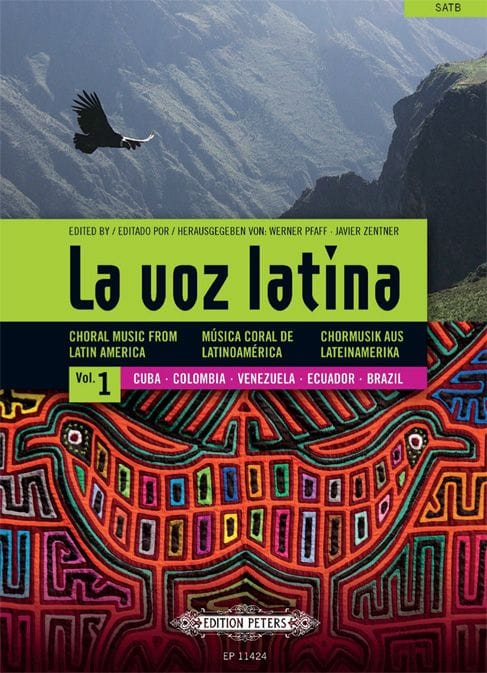 La Voz Latina: Choral Music from Latin America Vol. 1: Cuba, Colombia, Venezuela, Ecuador, Brazil 合唱 彼得版 | 小雅音樂 Hsiaoya Music