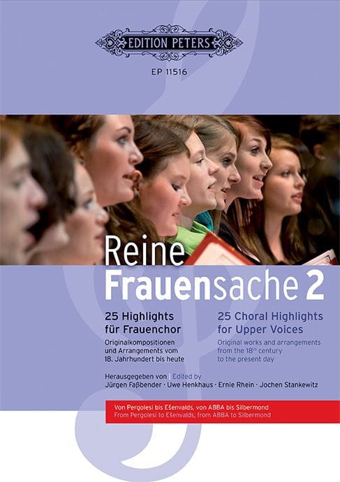 Reine Frauensache 2 (Choral Score) 25 Choral Highlights for Upper Voices 合唱 合唱 彼得版 | 小雅音樂 Hsiaoya Music