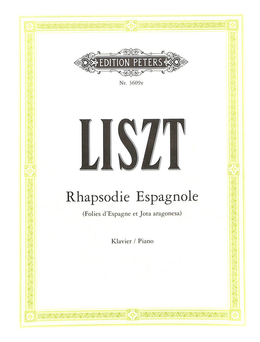 Rhapsodie Espagnole 李斯特 狂想曲 彼得版 | 小雅音樂 Hsiaoya Music