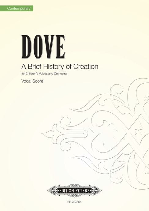 A Brief History of Creation (Vocal Score) 聲樂總譜 彼得版 | 小雅音樂 Hsiaoya Music