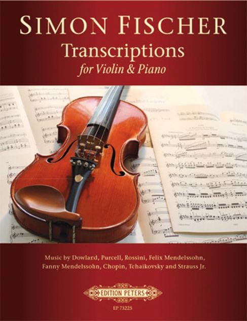 Simon Fischer: Transcriptions for Violin & Piano 小提琴 鋼琴 彼得版 | 小雅音樂 Hsiaoya Music