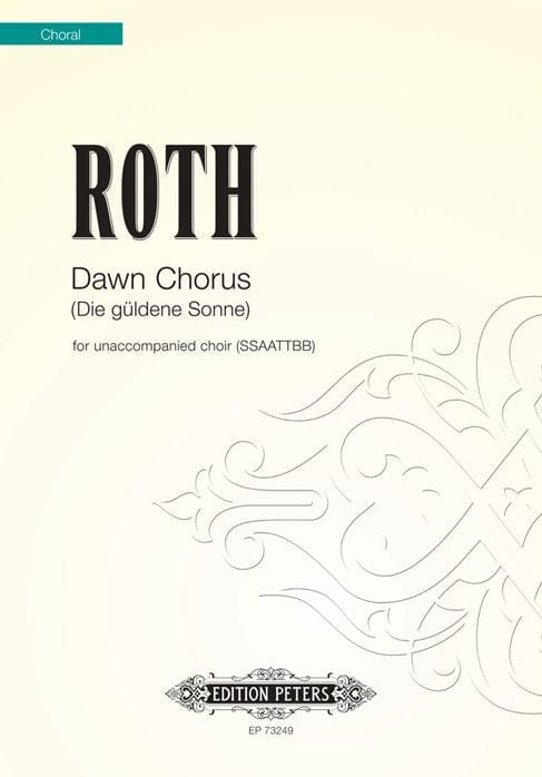 Dawn Chorus (Die güldene Sonne) 合唱 彼得版 | 小雅音樂 Hsiaoya Music