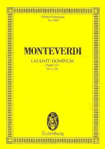 Laudate Dominum M xv, 481 Cantata (Psalm 117) 蒙特威爾第 清唱劇詩篇 總譜 歐伊倫堡版 | 小雅音樂 Hsiaoya Music